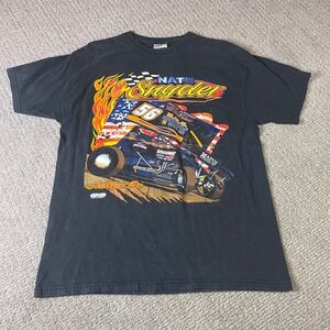 Sprint Racing Nate Snyder's #56 Halifax PA Black Shirt ADULT L